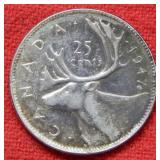 1947 Canada Quarter - w/ Star