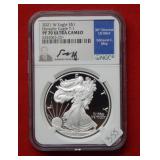 2021 W American Eagle T-1 NGC PF70 1 Ounce Silver