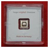 Geiger 1 Gram Silver Bar