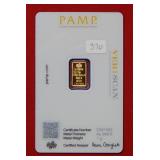 PAMP 1 Gram Gold Bar