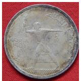 1907 Large Unknown Foreign Silver Coin