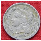 1875 Three Cent Nickel
