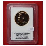 2016 Kennedy Half Dollars Gold Enriched  ***