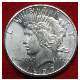 1927 Peace Silver Dollar