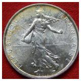 1963 France Silver 5 Franc