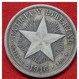 1916 Cuba Silver Peso