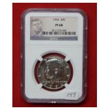 1964 Kennedy Silver Half Dollar NGC PF68