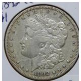 1892 CC Morgan Silver Dollar