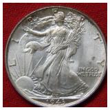 1943 Walking Liberty Silver Half Dollar