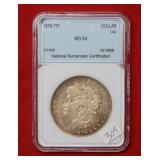 1878 Morgan Silver Dollar 7TF   ***