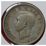 1944 Canada Silver Quarter