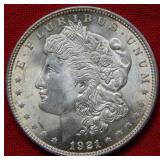 1921 Morgan Silver Dollar
