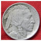 1913 Buffalo Nickel Type I