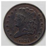 1834 Half Cent