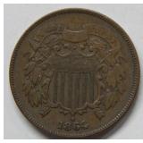 1864 Two Cent Piece