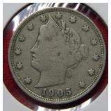 1905 Liberty V Nickel