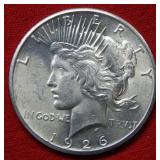 1926 Peace Silver Dollar