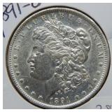1891 O Morgan Silver Dollar