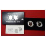 2023 Morgan/Peace Silver Dollar REV Proof Set
