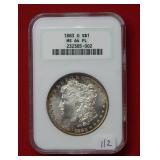 1883 O Morgan Silver Dollar NGC MS64 PL