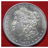 1879 S Morgan Silver Dollar REV of 1878