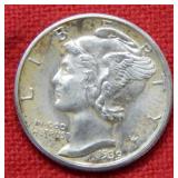 1939 D Mercury Silver Dime