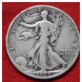1923 S Walking Liberty Silver Half Dollar