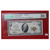 1929 $10 National Currency #2479 PMG 55 EPQ