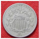 1868 Shield Nickel