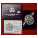 Ben Franklin Firefighters Silver Medal