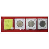 (3) German 5 Mark Coins - 1980-1981 G & 1982 D