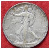 1933 S Walking Liberty Silver Half Dollar