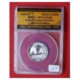 2018 S Block Island Silver Quarter ANACS RP70DCAM
