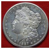 1887 S Morgan Silver Dollar  -- Proof Like