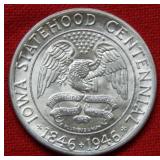 1946 Iowa Silver Commemorative Half Dollar