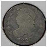 1827 Bust Silver Dime
