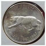 1967 Canada Silver Quarter