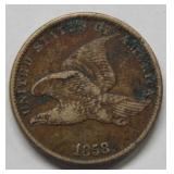 1858 Flying Eagle Cent