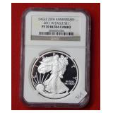 2011 W American Eagle NGC PF70 1 Ounce Silver