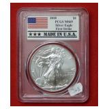 2018 American Eagle PCGS MS69 1 Ounce Silver