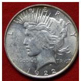 1922 D Peace Silver Dollar