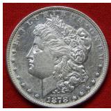 1878 Morgan Silver Dollar 8 Tail Feathers