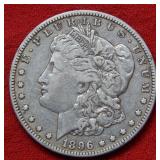 1896 O Morgan Silver Dollar