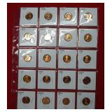(20) Proof Lincoln Cents