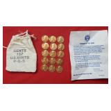 Mint Bag of (15) Lincoln Cents PD&S