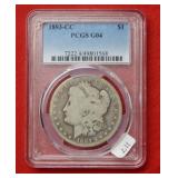 1893 CC Morgan Silver Dollar PCGS G04