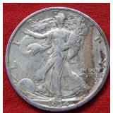 1934 S Walking Liberty Silver Half Dollar