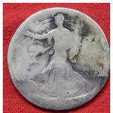 1921 Walking Liberty Silver Half Dollar