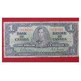 1937 Canada $1 Note