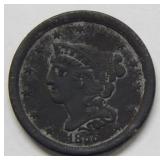 1855 Half Cent  - Dark